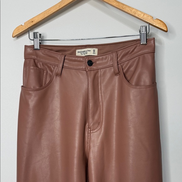 Abercrombie & Fitch Curve Love The 90s Straight Ultra High Rise Pants Size 30 - Picture 7 of 11
